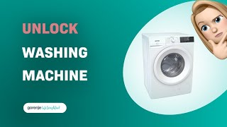 How to Unlock Gorenje WE723 Washing Machine  Disable Key Lock [upl. by Verna]