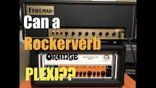 Can an Orange Rockerverb sound like a Plexi J Speak No 80 [upl. by Dulcine]