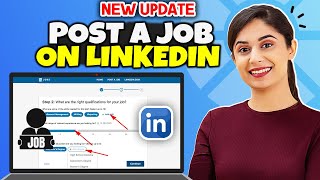 How to post a job on LinkedIn 2024  StepbyStep [upl. by Funda]