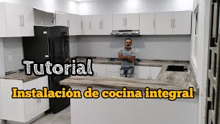 ¿como instalar una cocina integral [upl. by Paxon491]