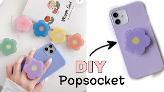 how to make popsocket for phone  cool mobile cover decoration  homemade popsocket [upl. by Ik442]