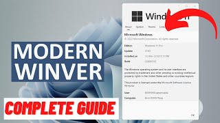 How to Install Modern Winver in Windows 11 [upl. by Della993]