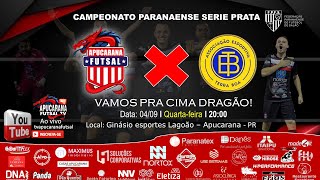 APUCARANA FUTSAL X TERRA BOA FUTSAL  CAMPEONATO PARANAENSE SERIE PRATA [upl. by Lecia392]