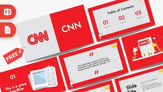 CNN PowerPoint Template amp Google Slides Theme by GreatPPT [upl. by Sirc]