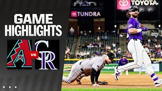 Dbacks vs Rockies Game Highlights 91624  MLB Highlights [upl. by Alburga]