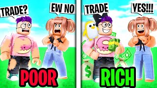 Can We Beat The POOR VS RICH Challenge In Roblox ADOPT ME INSANE REACTIONS [upl. by Namsu]