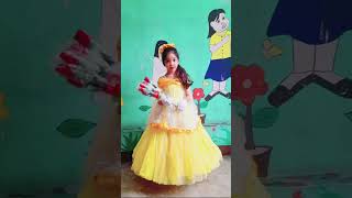 Book month 2024 disney beauty and the beast beautyandthebeastDIy costume Belle [upl. by Garrard]