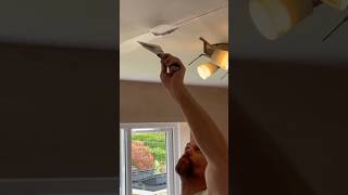 Ceiling Cracks How To Fix a Hairline Crack In Plaster [upl. by Cari]