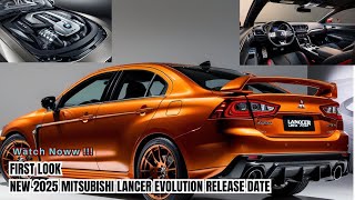 First Look NEW 2025 Mitsubishi Lancer Evolution Release Date [upl. by Lerud]