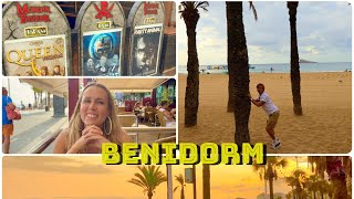 Benidorm 🇪🇸  Drinks food beach and what to do when it rains [upl. by Anadroj]