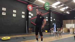 Dmitry Klokov  Old Weightlifting style  One Arm Snatch 90 [upl. by Fredi]