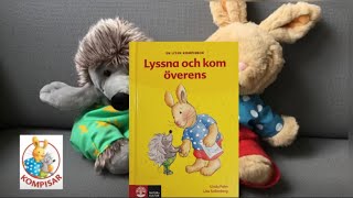 Lyssna och kom överens  Tio små kompisböcker  Kanin o Igelkott  Barnkonventionen Förskola  Barn [upl. by Aedni]