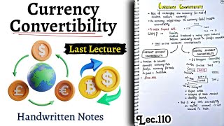 Currency Convertibility Part4  ECONOMICS  Lec110  Handwritten notes  An Aspirant [upl. by Ahsiele]