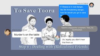 To Save Tooru IwaOi Part 6  Haikyuu Texts [upl. by Shafer]