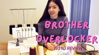 The Best Beginner amp Budget Overlocker  Brother 1034d Serger Review  Joanna Florence Makes [upl. by Simeon295]