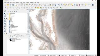 Creating contours from free NOAA data in QGIS [upl. by Dorwin]