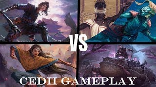 cEDH  Competitive Commander  Gameplay  Yuriko v TymnaThrasios v Tatsunari v Narset [upl. by Salamanca]