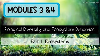 Module 3amp4 Pt1 Ecosystems Episode 2  Sampling Techniques [upl. by Atikir]