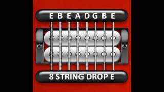 Perfect Guitar Tuner 8 String Drop E  E B E A D G B E [upl. by Killen]