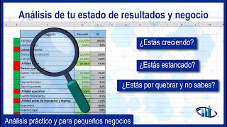 Cómo analizar un estado de resultados y conocer la situación completa de tu negocio [upl. by Darryn990]