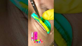 Lash lift Tutorial All products shortsviral shorts beautiful lashes tutorial rhode [upl. by Kal103]