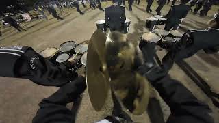 Stockdale High School Marching Band 2024  Cymbal Cam  William Tran [upl. by Nnylakcaj]