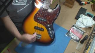 Fender Fretless Jazz Bass Setup [upl. by Yren566]