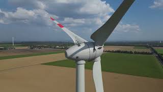 Windpark Bennrather Börde  mit 4 neuen Enercon E82 [upl. by Ermeena]