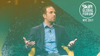 Vacasa CEO Eric Breon at Skift Global Forum 2017 [upl. by Laehcimaj530]