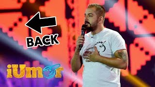 Un fost finalist de la iUmor din nou pe scenă Gabriel Gherghe sa întors să facă show [upl. by Atikin7]