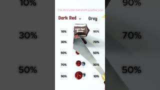 How Many Colors Will Dark Red amp Grey Make You’ll Be Surprised painting art diy satisfying [upl. by Kelbee549]