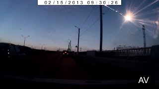 Метеорит в Челябинске Meteorite crash in Chelyabinsk [upl. by Adnimra]