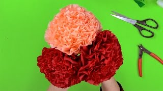 Cómo hacer un ramo de flores con servilletas de papel [upl. by Travus]