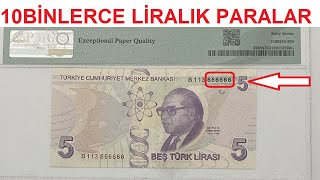 10 Binlerce Liralık Türk Paraları  Solid Para Gerçeği [upl. by Leigha890]