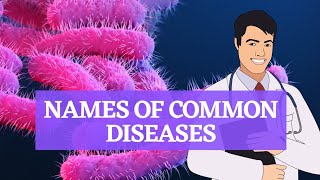 common diseases and sicknesses names  Health Vocabulary  Listen and Repeat [upl. by Amy]