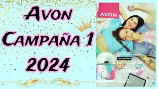 Avon Campaña 1  2024  😱😱😱 Perfumería amp Cosméticos 😍💅 [upl. by Iclek]