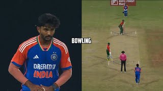 Nitish Kumar Reddy Bowling  Nitish Kumar Reddy Debut Bowling  Nitish Kumar Reddy Bowling Vs Ban [upl. by Anaela]