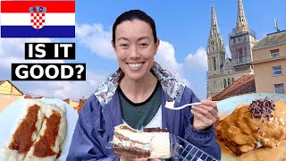 ZAGREB FOOD TOUR  MUST TRY Traditional Croatian Dishes [upl. by Notsua]