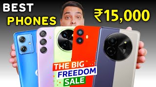 Top 5 Best Mobile Phones Under ₹15000  Best Smartphones Under 15000 🔥 [upl. by Xuaegram]