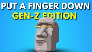 Put a Finger Down Gen Z Edition🗿🍑  Skibidi toilet quiz🚽 [upl. by Nedla]