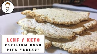 Psyllium Husk Pita quotBreadquot  The Keto Kitchen [upl. by Aan]