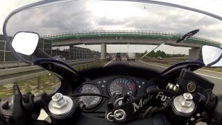 Honda Cbr 600 F Acceleration 0260kmh [upl. by Nodarb]