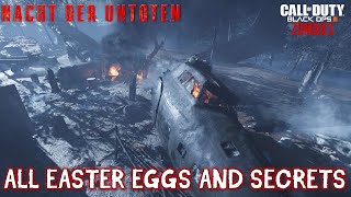 Nacht Der Untoten Remastered  All Easter Eggs and Secrets Black Ops 3 Zombies [upl. by Mundt557]