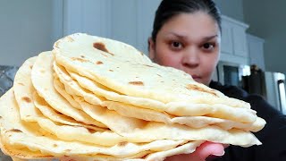 SOFT Flour Tortillas only two ingredients food [upl. by Mozes]