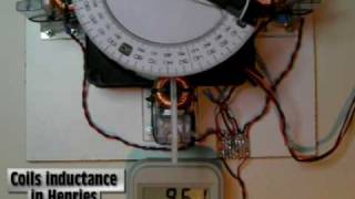 Steorn motor V3 COIL INDUCTANVE Vs ANGULAR POSITION of the rotor magnet [upl. by Horn]