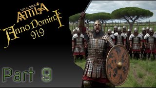 Total War Attila  Anno Domini 919 009  Ein unerwarteter Gegner  Thema Langobardi [upl. by Llevaj856]