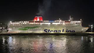 MV Stena Vision Alongside at Rosslare Europort 21224 [upl. by Notgnilra751]