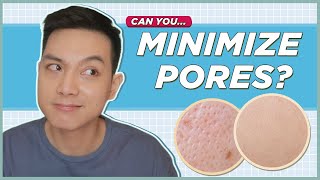 How to MINIMIZE PORES Realistic Ways to Get quotSmaller Poresquot Filipino  Jan Angelo [upl. by Doehne598]