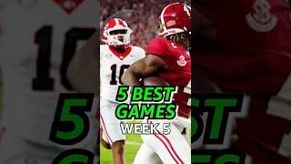 5 BEST College Football Teams of Week 5 [upl. by Eiramana]