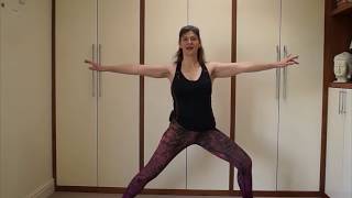 Gentle Yoga Standing poses for the Core Glutes Quads amp Hamstrings [upl. by Ina578]